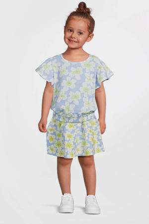 korte rok blauw