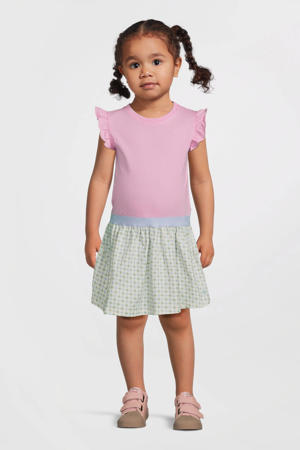 korte jurk roze