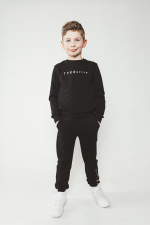 regular joggingbroek zwart