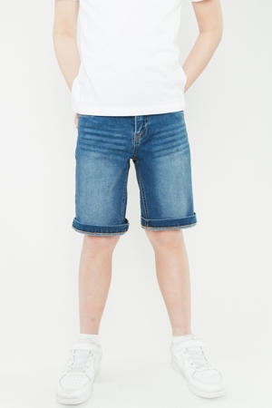 regular denim short medium blue denim