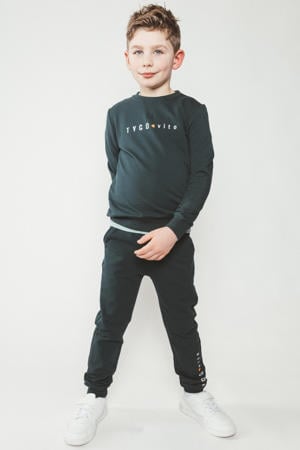 regular joggingbroek donkergroen