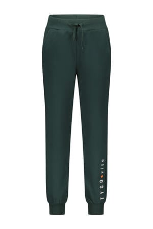 regular joggingbroek donkergroen