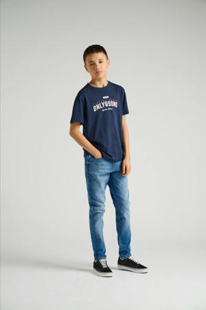 T-shirt donkerblauw