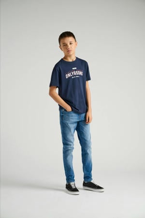 T-shirt donkerblauw