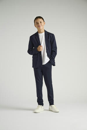 slim chino donkerblauw