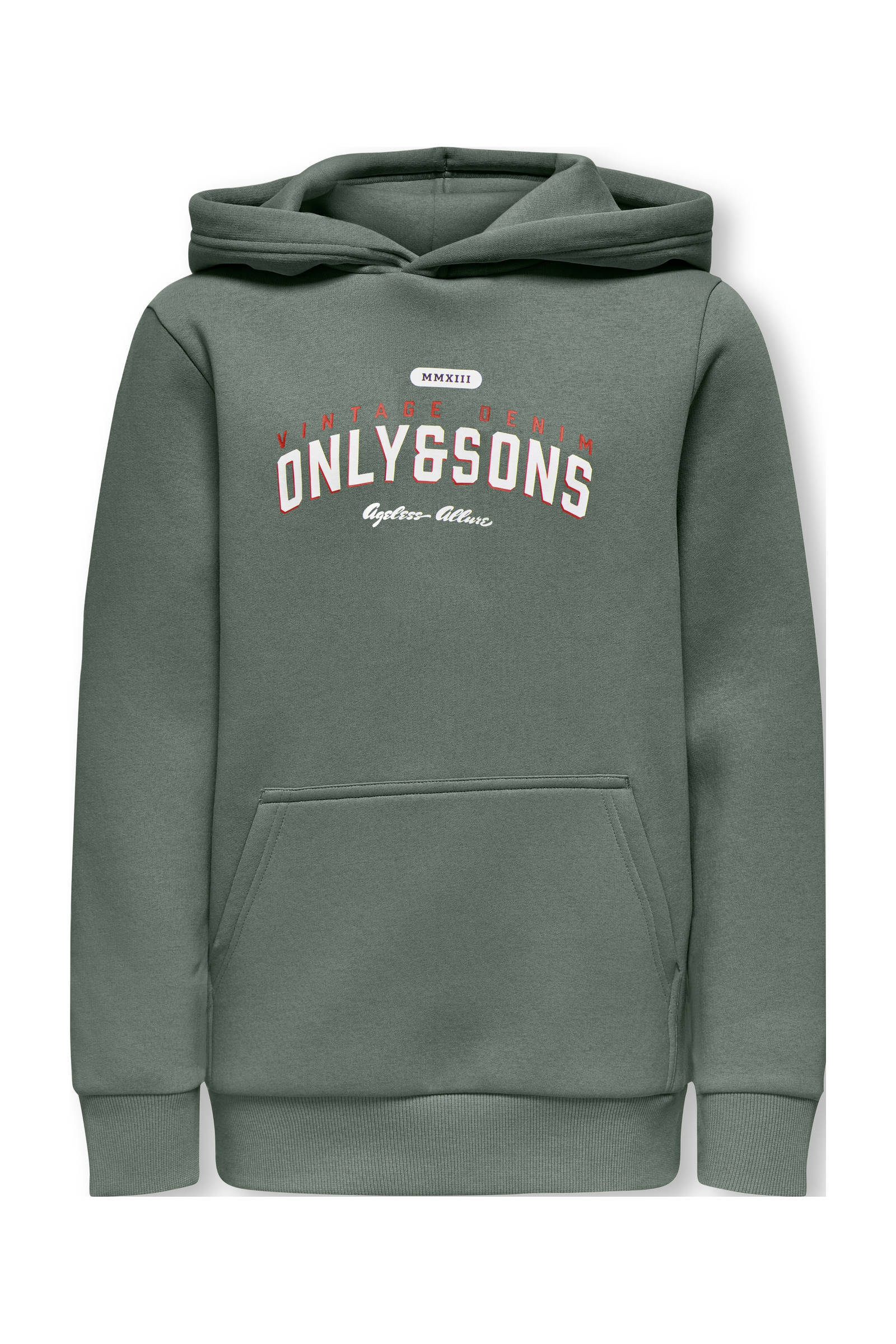 Felpa Con Cappuccio E Cerniera Only & Sons Per Ragazzi, Modello Osjceres Zip THR, Colore Noos, Vestibilità Regolare, Con Tasche Laterali
