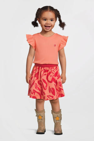 korte jurk oranje