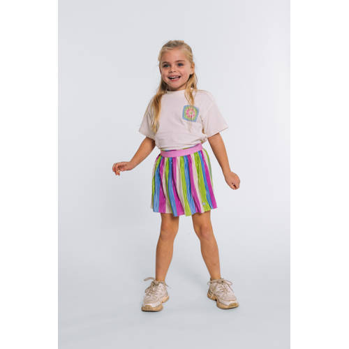 Quapi plissé rok multi Meisjes Polyester Meerkleurig