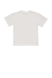 thumbnail: Wit, groen en blauwe jongens Quapi T-shirt van katoen met printopdruk, korte mouwen en ronde hals