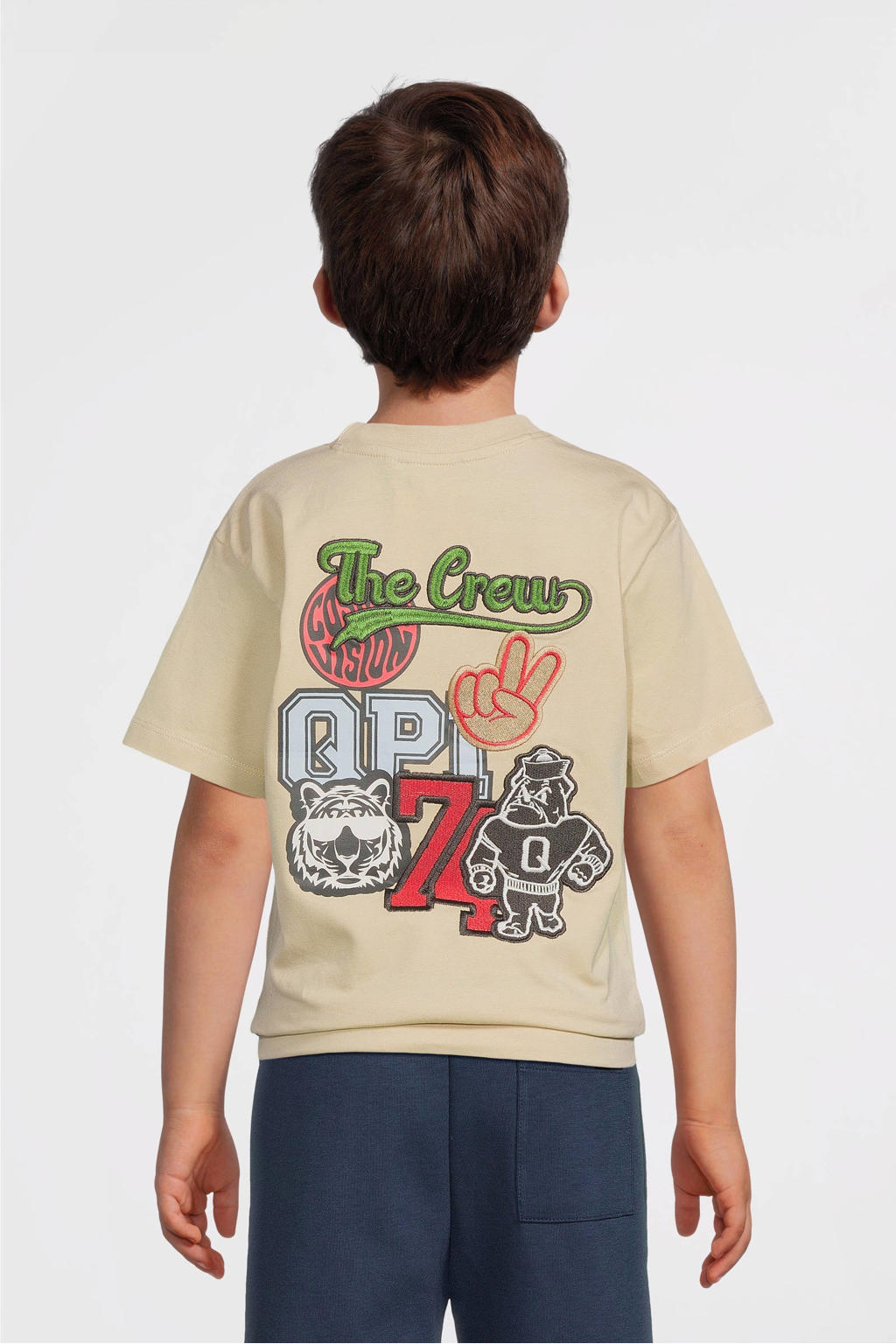 Quapi T-shirt beige