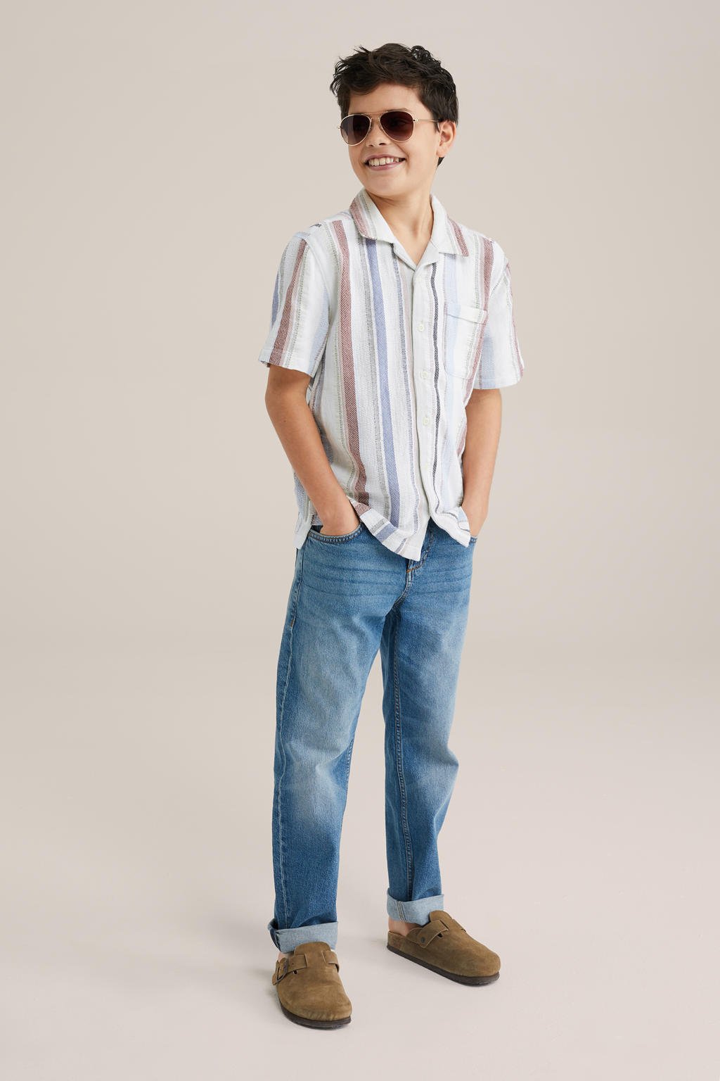 WE Fashion overhemd ecru