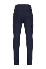 thumbnail: Donkerblauwe jongens Raizzed relaxed joggingbroek van sweat materiaal met regular waist, elastische tailleband met koord en effen