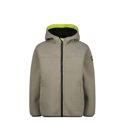 Vingino jack grijs Jas Jongens Fleece Capuchon Effen