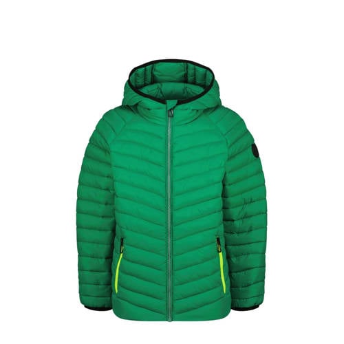 Vingino gewatteerde jas groen Jongens Nylon Capuchon Effen