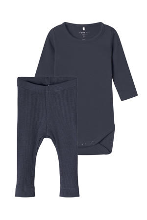 romper + broek NBNKAB donkerblauw
