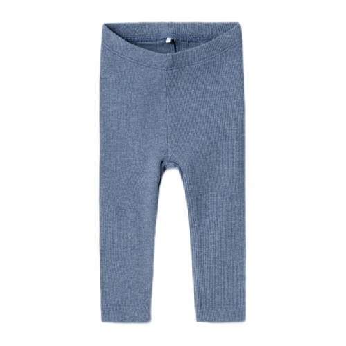 NAME IT BABY broek - set van 2 lichtblauw/beige Jongens/Meisjes Katoen