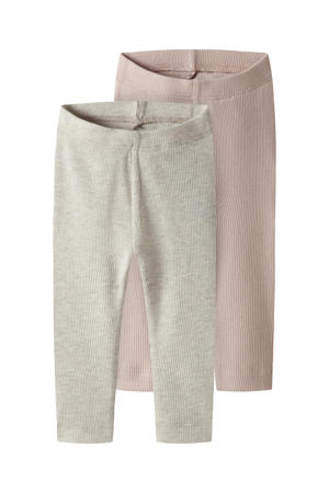 broek - roze/beige (set van 2)