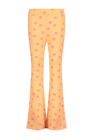 regular flared broek oranje