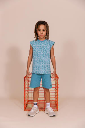 regular sweatshort blauw