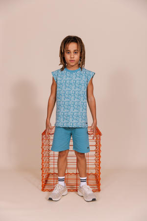 regular sweatshort blauw
