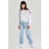 America Today low waist loose fit jeans light blue denim