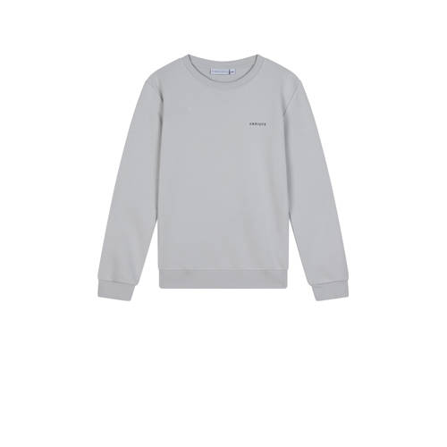 Ambique sweater lichtgrijs Logo - maat 140 | Sweater van Ambique afbeelding