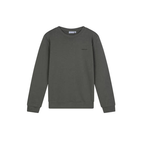 Ambique sweater donkergroen Logo - maat 140 | Sweater van Ambique afbeelding
