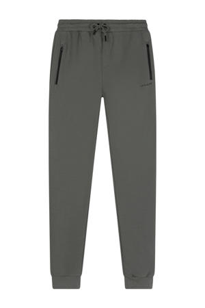 slim sweatpants donkergroen