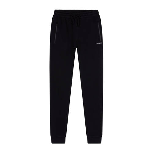 Ambique slim sweatpants zwart Broek Jongens Katoen Logo - maat 152 afbeelding