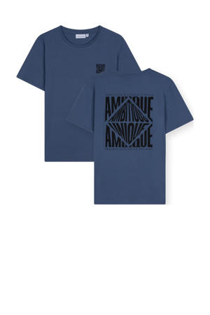 T-shirt donkerblauw