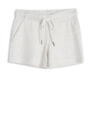 thumbnail: Grijs melange meisjes 4PRESIDENT sweatshort melange van modal met elastische tailleband met koord en effen