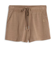 thumbnail: Bruine meisjes 4PRESIDENT sweatshort van modal met elastische tailleband met koord en effen