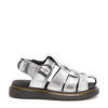 Dr. Martens Caarys T leren sandalen Silver Metallic Patent Lamper