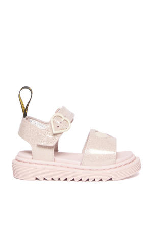 Marlowe Hearts T  leren sandalen Powder Pink