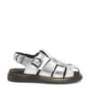 Dr. Martens Caarys J leren sandalen Silver Metallic Patent Lamper