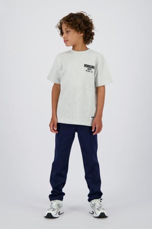 straight sweatpant donkerblauw