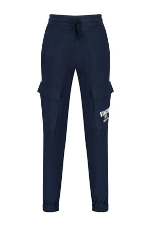 regular cargo broek donkerblauw