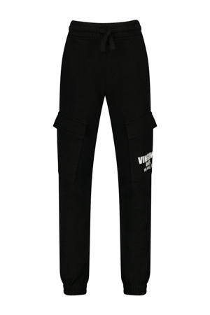 regular cargo broek zwart