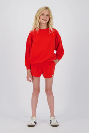 relaxed paperbag short rood