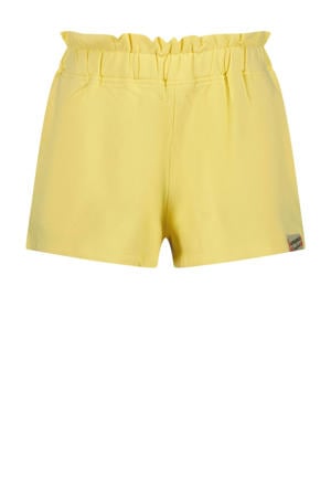 relaxed paperbag short geel