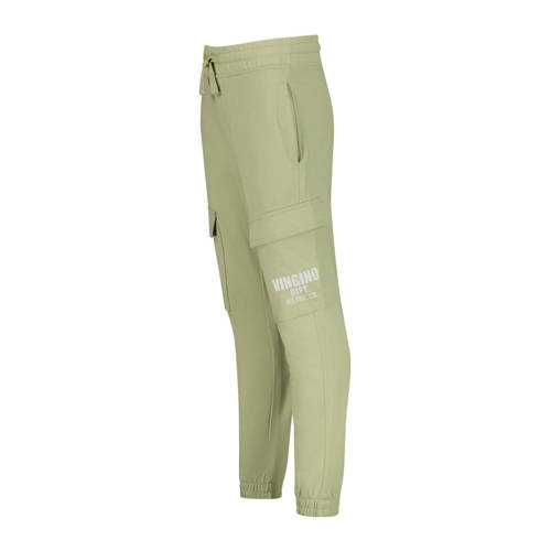 Vingino regular cargo broek groen Jongens Sweat Logo