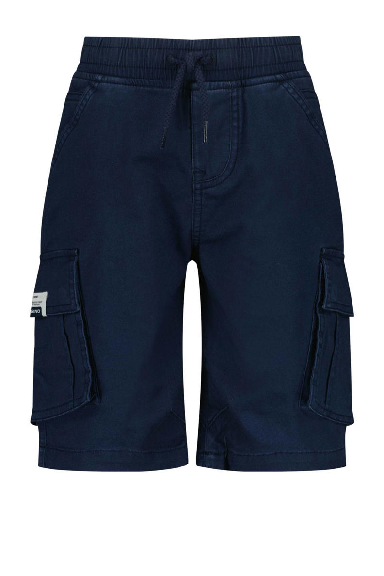 Jean Cargo Garçon Vingino Davino - Couleur Gris Foncé Vintage - Taille 3 à 10 Ans - Coupe Pratique Avec Poches Multiples