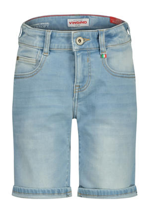 regular denim short light blue denim