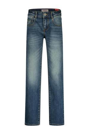 regular waist regular fit jeans medium blue denim