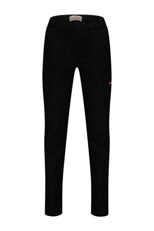 straight casual broek zwart
