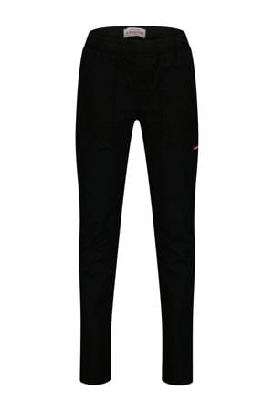 straight casual broek zwart