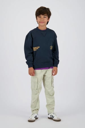 loose fit cargo broek groen