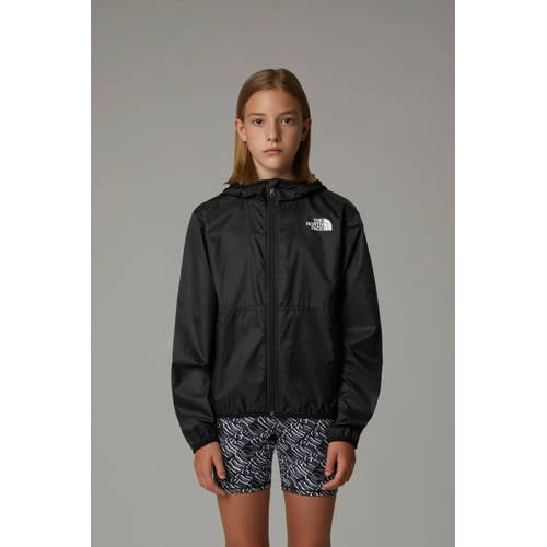 The North Face softshell jas zwart Meisjes Polyester Capuchon Effen