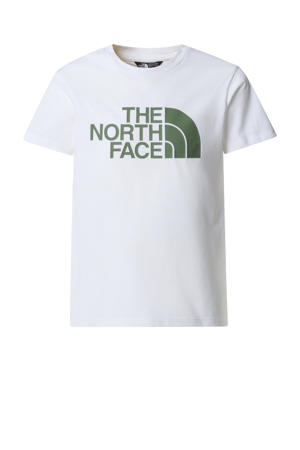 T-shirt Easy wit/groen