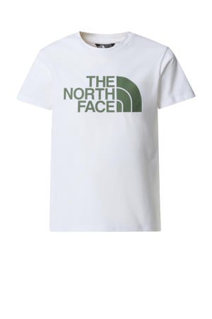T-shirt Easy wit/groen